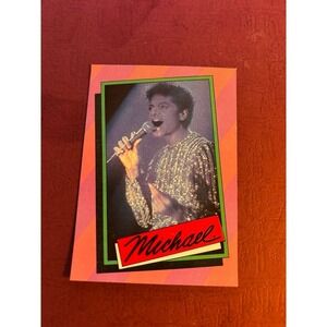 Vintage 1980s Michael Jackson Music Card 1984 Billie Jean Thriller Beat it